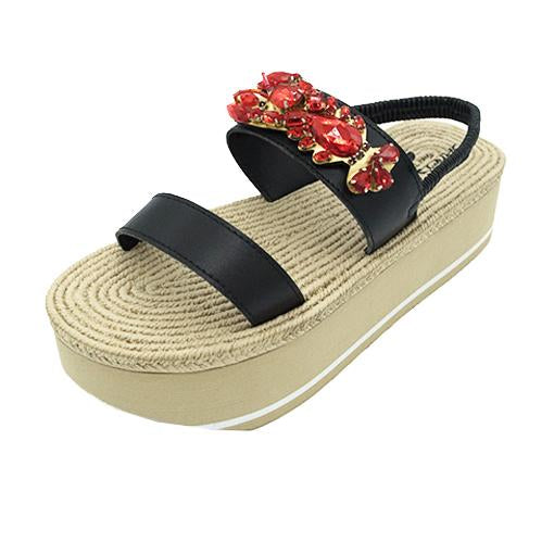 【JP】Lobster - Waterproof Espadrille Platform