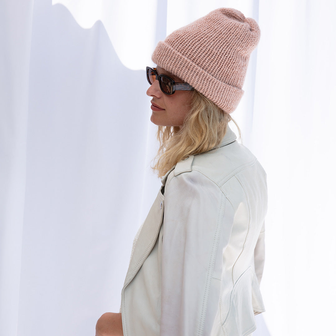 【NY】Soft Alpaca Knit Beanie