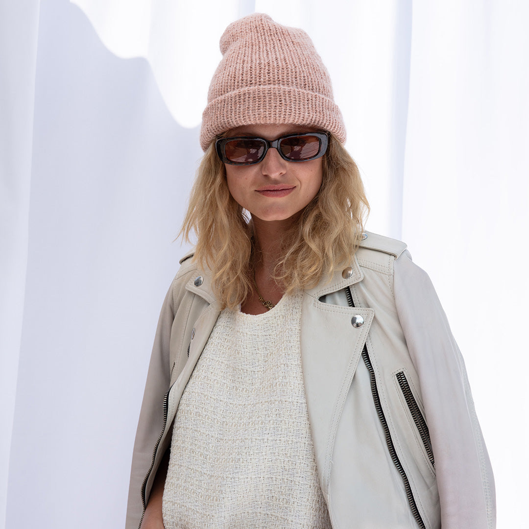 【NY】Soft Alpaca Knit Beanie