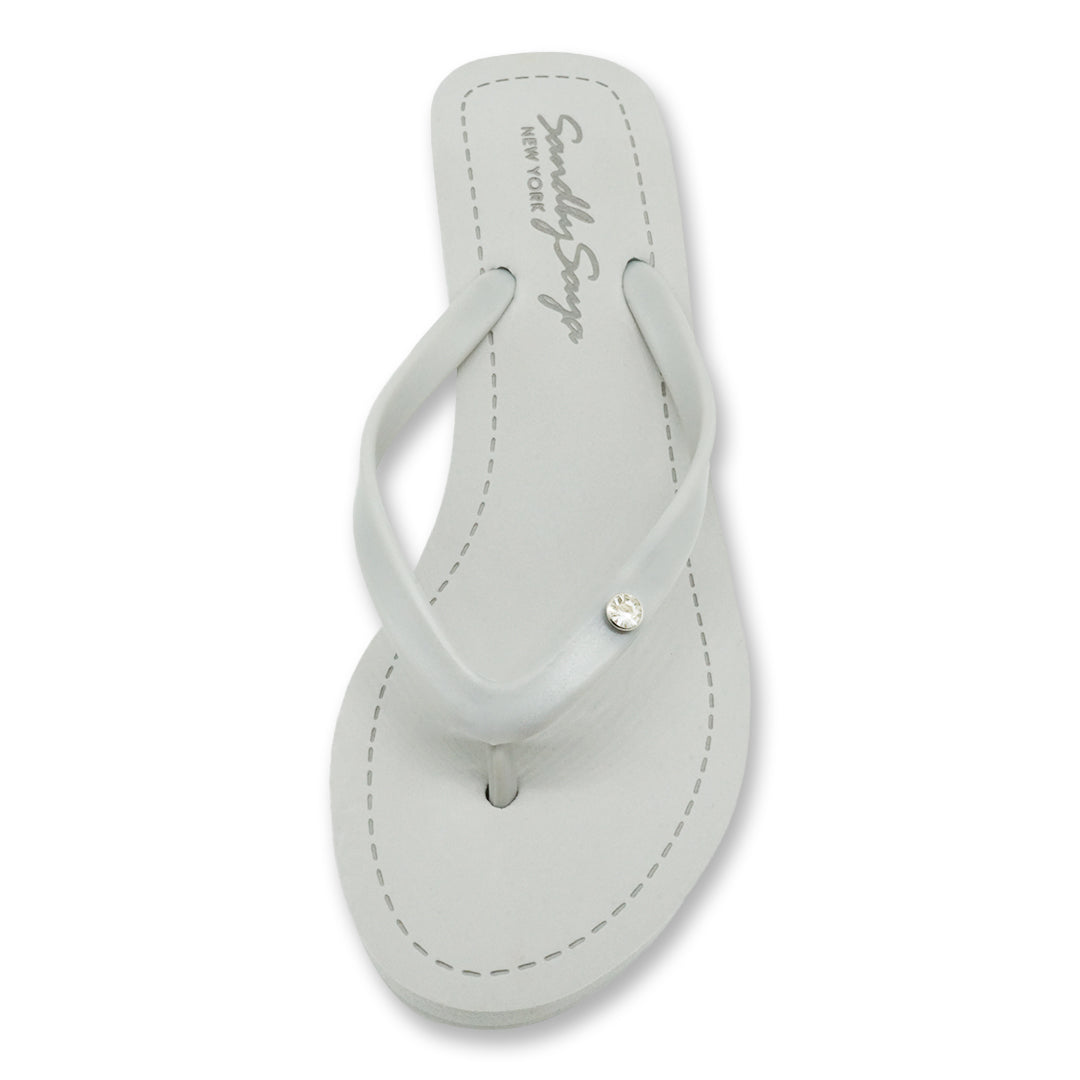 【JP】ビジュースタッズチャームのハイウェッジヒール:ビーチサンダル1 Circle Studs Small - Flip Flops -Japan Stock