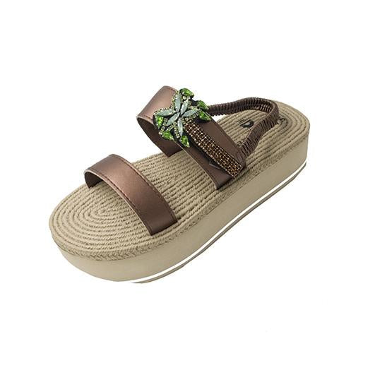 【JP】Palm Tree Ex - Waterproof Espadrille Platform