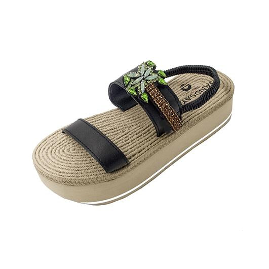 【JP】Palm Tree Ex - Waterproof Espadrille Platform