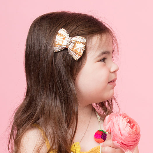 【NY】Highline Ribbon- Kids Hair Pin