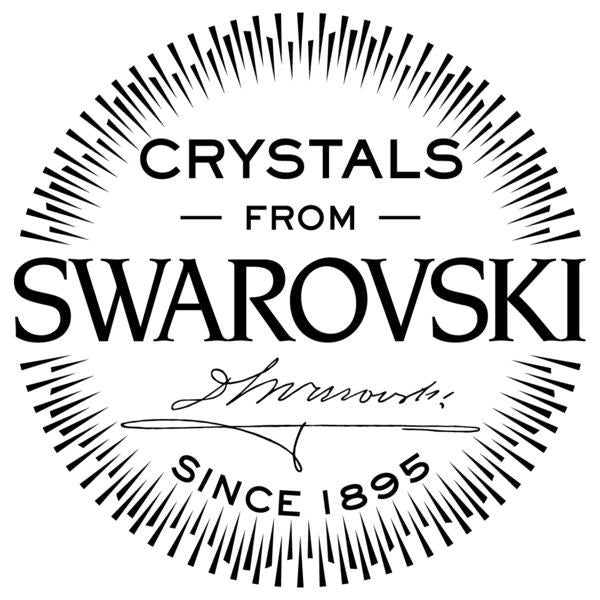 【JP】Swarovski Black Onyx Chain Studs - Women's Flat Sandal-Japan Stock【日本限定】