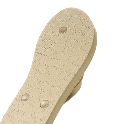 【JP】プレッツエルロープビジューのミッドウェッジビーチサンダルKnot_Crystal Rhinestone rope Women's Mid Wedge Sandal