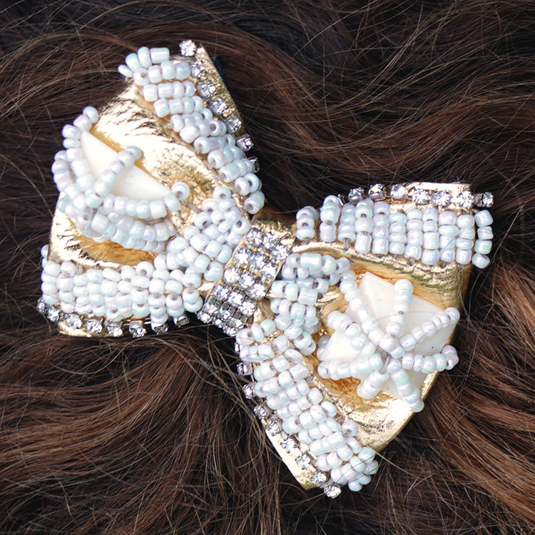 【JP】Gold Pearl Bow