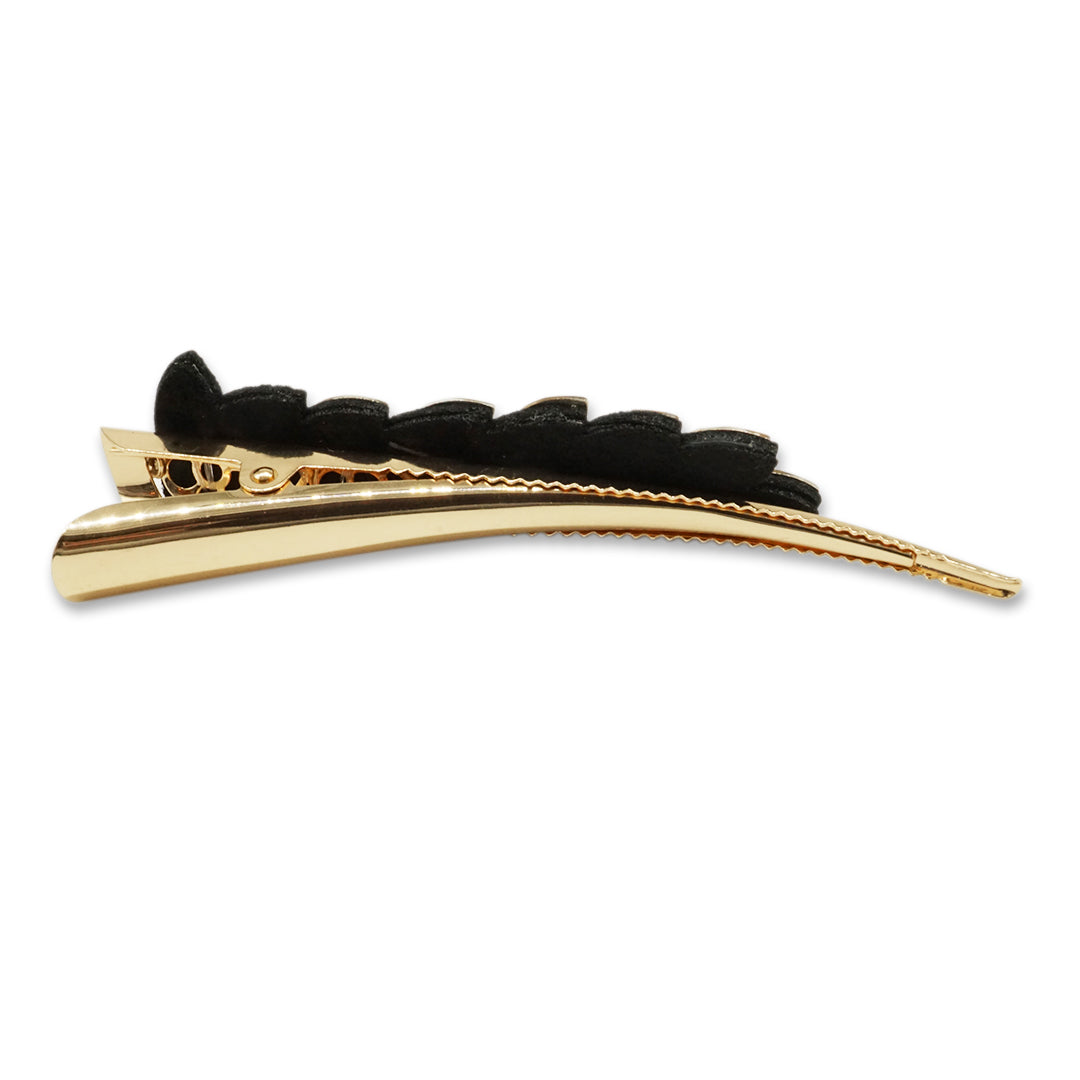 【NY】Smith Hair Clips - Gold Rhine Stone Embellished Accessory