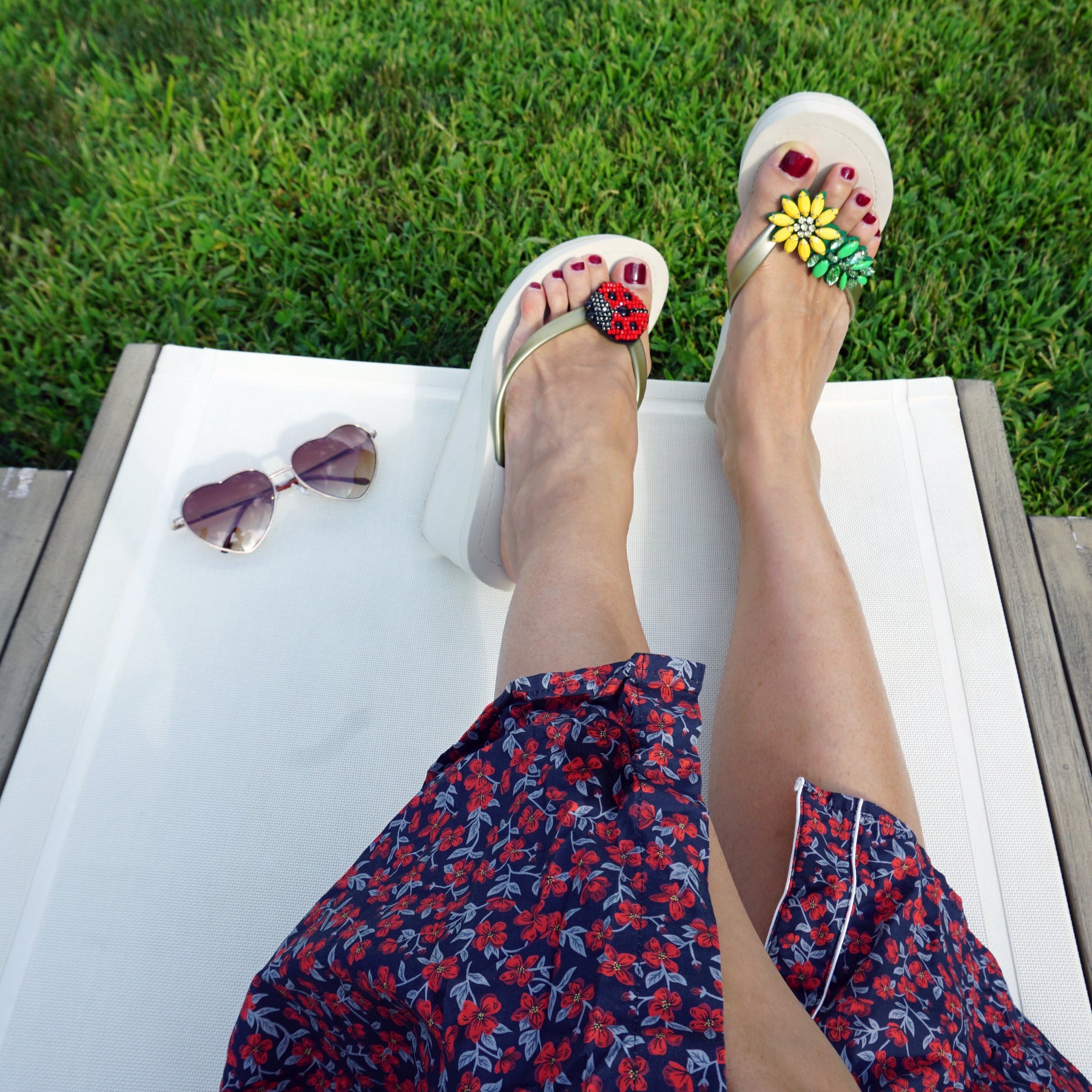【JP】Ladybug & Daisy - Women's High Wedge 日本限定