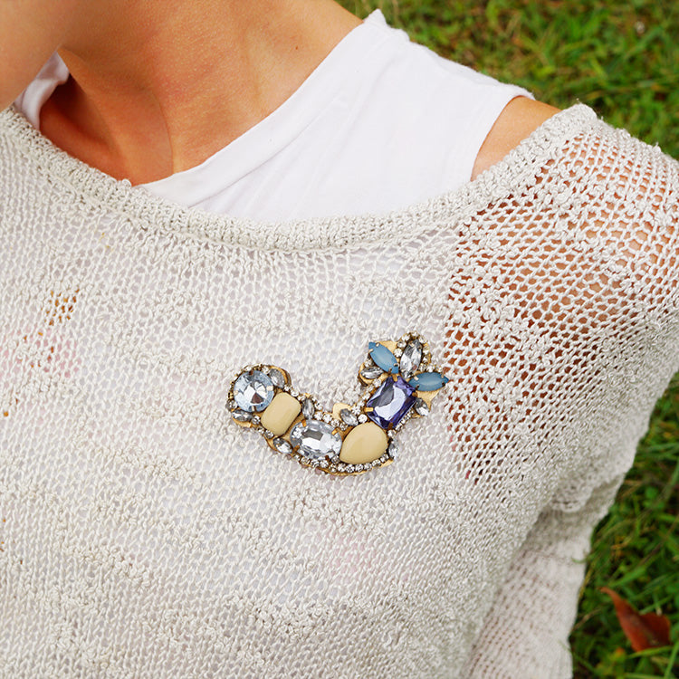 【NY】Blue York - Brooch