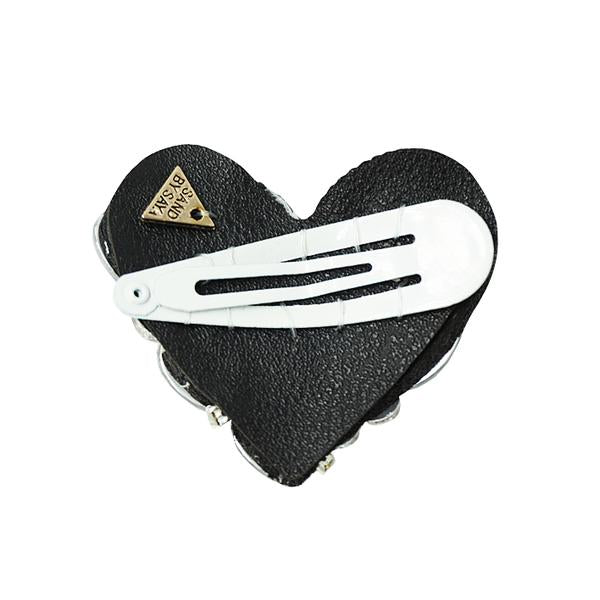 【NY】Crystal Heart- Kids Hair Pin