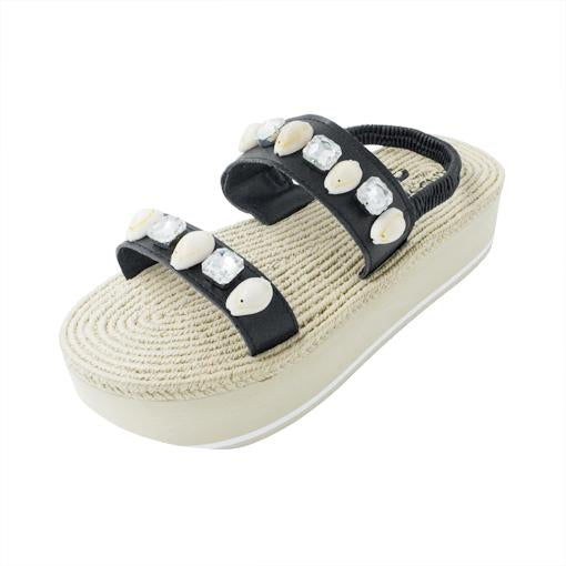 【JP】Shell Beach - Waterproof Espadrille Platform-Japan Stock