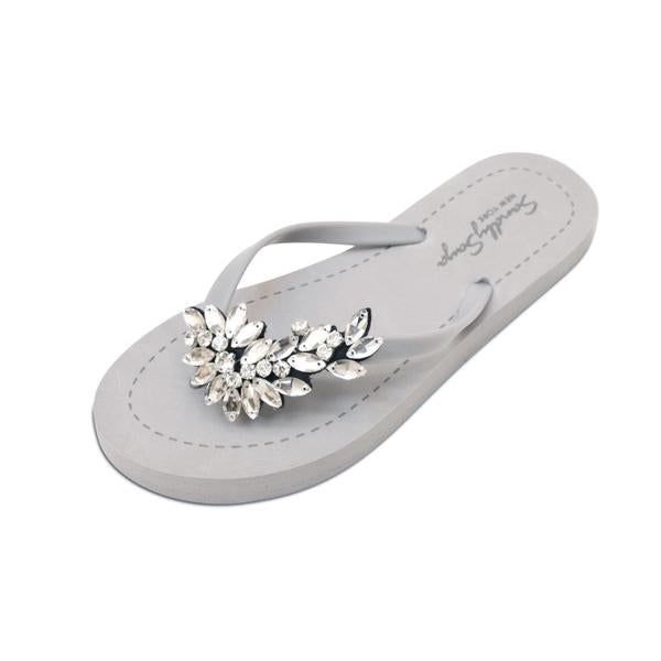 【JP】Manhattan (Crystal) - Women's Flat Sandal-Japan Stock