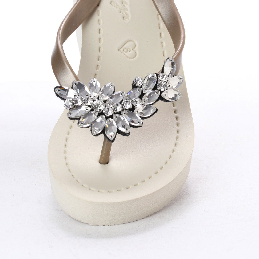 【JP】Manhattan (Crystal) - Women's High Wedge-Japan Stock