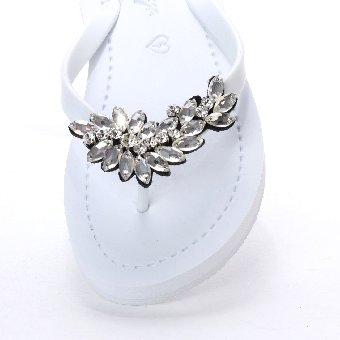 【JP】Manhattan (Crystal) - Women's Flat Sandal-Japan Stock