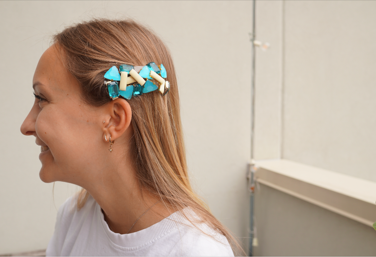【NY】Spring Blue - Hair Pin