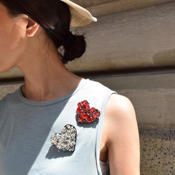 【NY】Chelsea Heart - Brooch