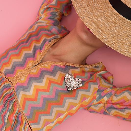 【NY】Chelsea Heart - Brooch