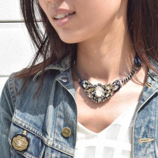 【NY】Elizabeth - Ribbon Necklace