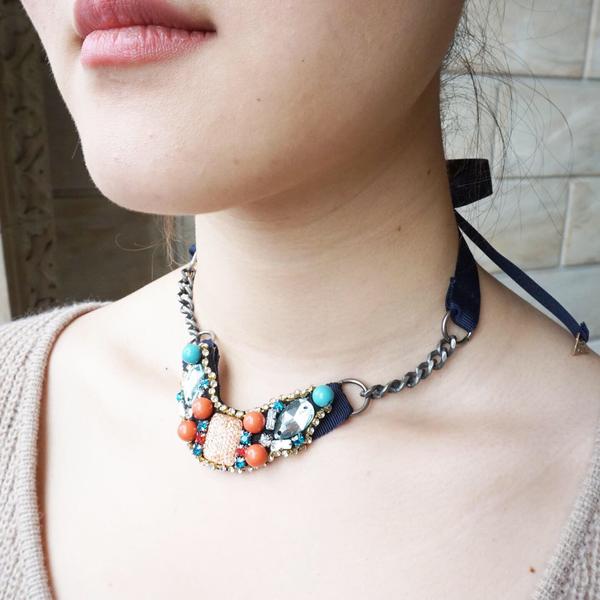 【NY】Pink Sunset Park - Necklace
