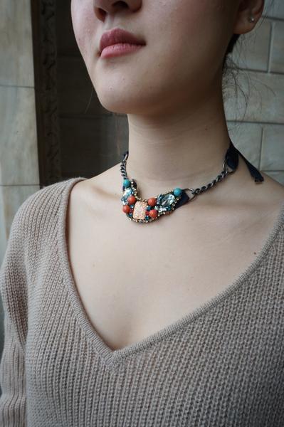 【NY】Pink Sunset Park - Necklace