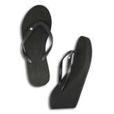 【JP】ビジュースタッズチャームのハイウェッジヒール：ビーチサンダル1 Circle Studs Small - Flip Flops　-Japan Stock