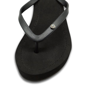 【JP】ビジュースタッズチャームのハイウェッジヒール：ビーチサンダル1 Circle Studs Small - Flip Flops　-Japan Stock