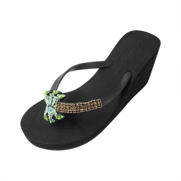 【JP】Palm Tree Ex - Women's High Wedge