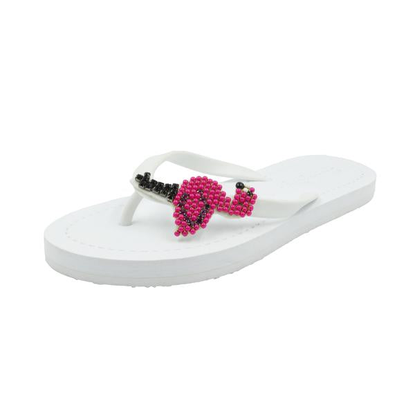 【JP】ピンクフラミンゴの快適フラットFlamingo - Women's Flat Sandal-Japan Stock