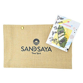 【JP】Swarovski Black Onyx Chain Studs - Women's Flat Sandal-Japan Stock