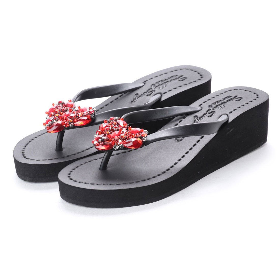 【JP】Chelsea Heart (Red)- Women's Mid Wedge-Japan Stock