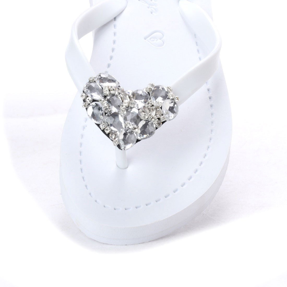 【JP】Chelsea Heart (Crystal) - Women's Flat Sandal-Japan Stock