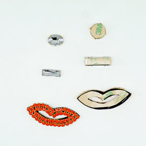 【NY】Lips and Crystals-Sticker Patch in the box