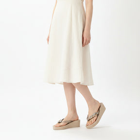 【JP】ゴールドリーフのビジューミッドウェッジSmith - Women's Mid Wedge-Japan Stock