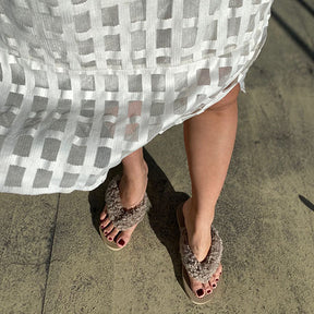 【JP】テディシアーリング - Mid Wedge Flip Flops Sandal