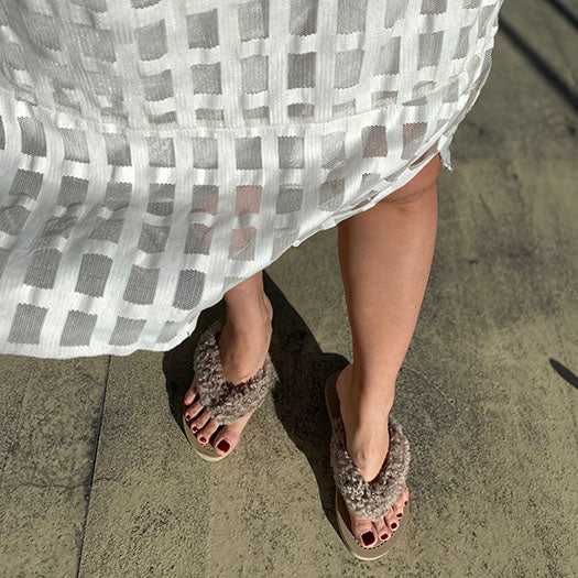 【JP】テディシアーリング - Mid Wedge Flip Flops Sandal