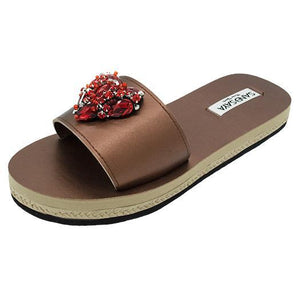 【JP】Chelsea Heart (RED)- Waterproof Espadrille Flat-Japan Stock