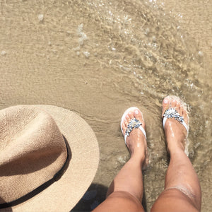 【NY】Manhattan (Crystal) - Women's Flat Sandal