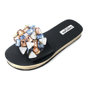 【NY】Spring Pink- Waterproof Espadrille Flat