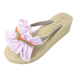 【JP】Hudson Pink - Women's Mid Wedge-Japan Stock