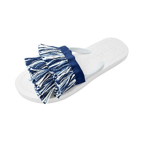 【JP】Irving Stripe Fringe - Women's Flat Sandal-Japan Stock