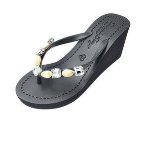 【JP】Shell Beach - Women's High Wedge-Japan Stock