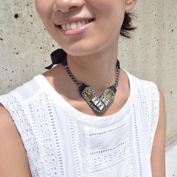 【NY】Williamsburg - Ribbon Necklace