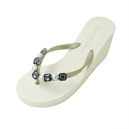 【NY】Beach Pearl - Women's High Wedge