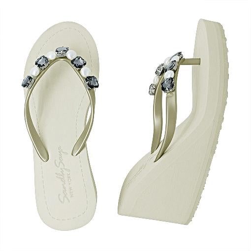 【NY】Beach Pearl - Women's High Wedge