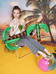 【JP】Palm Tree - Women's Mid Wedge-Japan Stock