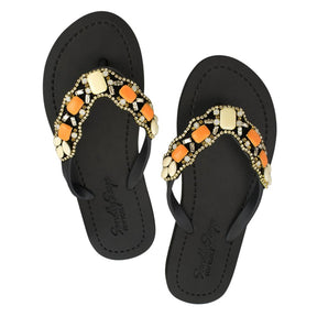 【JP】Sunset Park (Orange) - Women's Flat Sandal-Japan Stock