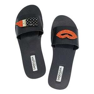 【JP】Lipstick - Waterproof Espadrille Flat-Japan Stock
