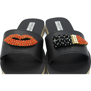 【NY】Lipstick - Waterproof Espadrille Flat