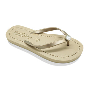 【JP】Rectangle Studs - Flat Sandal -Japan Stock