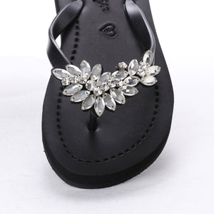 【JP】Manhattan (Crystal) - Women's Flat Sandal-Japan Stock